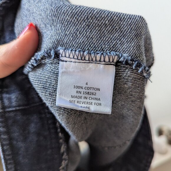 Generation K Asymmetrical Demin Mini Jean Skirt Size 4 - Picture 10 of 10